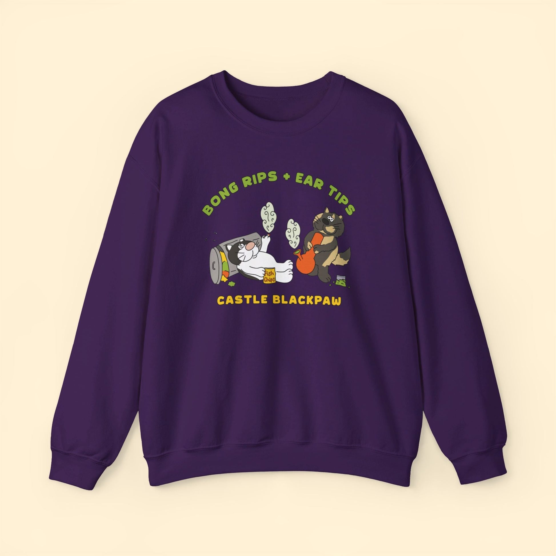 Castle Blackpaw | FUNDRAISER | Crewneck Sweatshirt - Detezi Designs - 26300291600275245153