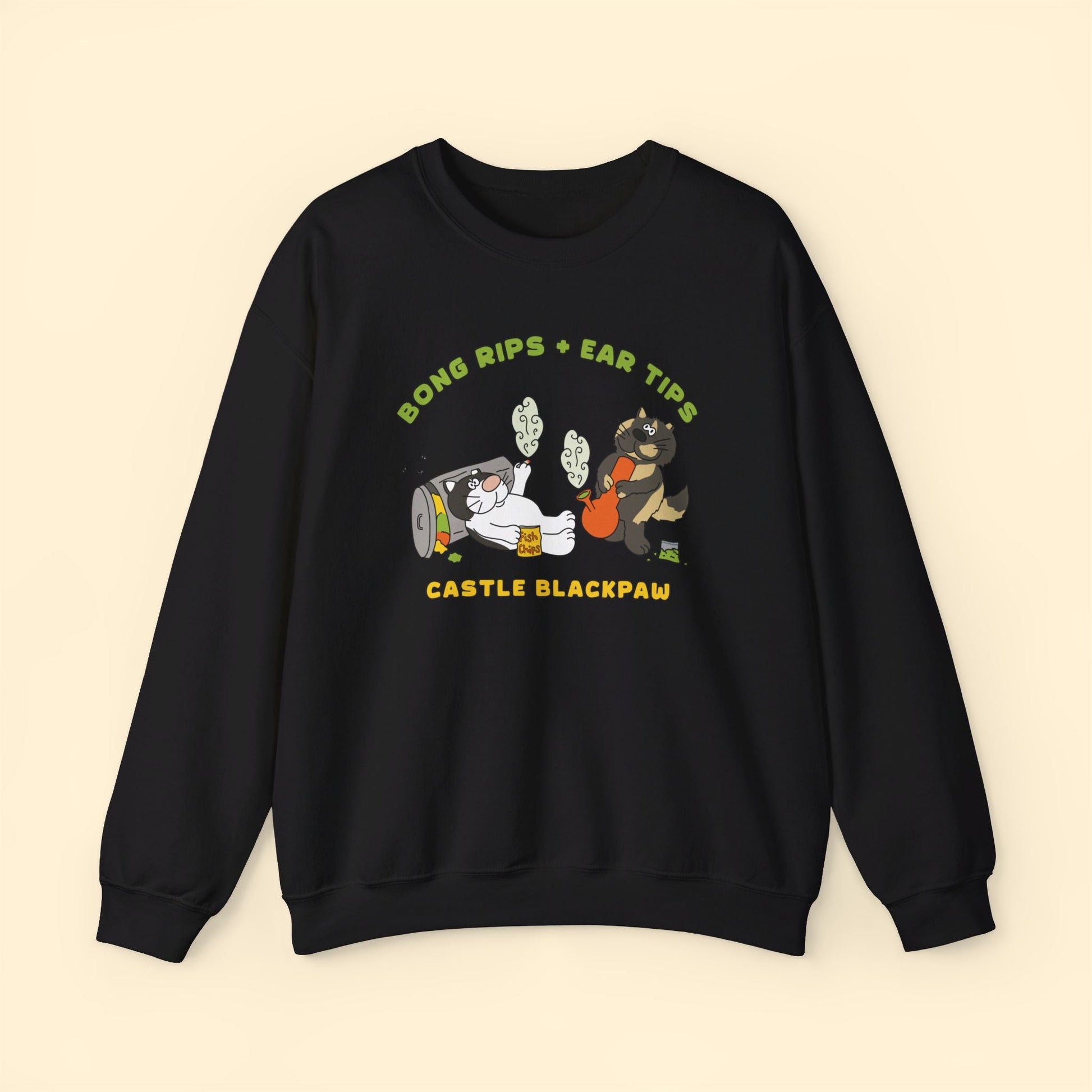 Castle Blackpaw | FUNDRAISER | Crewneck Sweatshirt - Detezi Designs - 32085862996827297902