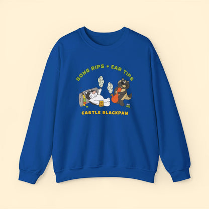 Castle Blackpaw | FUNDRAISER | Crewneck Sweatshirt - Detezi Designs - 59767752009066767448