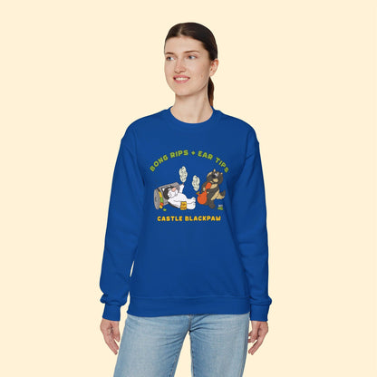 Castle Blackpaw | FUNDRAISER | Crewneck Sweatshirt - Detezi Designs - 59767752009066767448