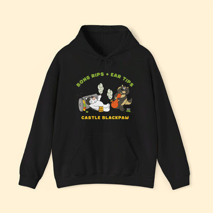 Castle Blackpaw | FUNDRAISER | Hooded Sweatshirt - Detezi Designs - 14427303630138917246