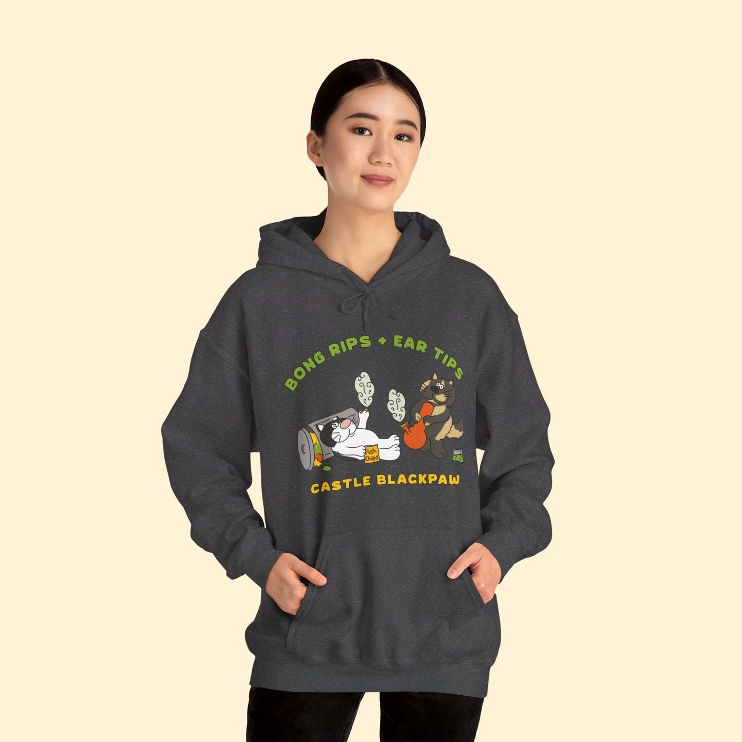 Castle Blackpaw | FUNDRAISER | Hooded Sweatshirt - Detezi Designs - 17970577271916159439