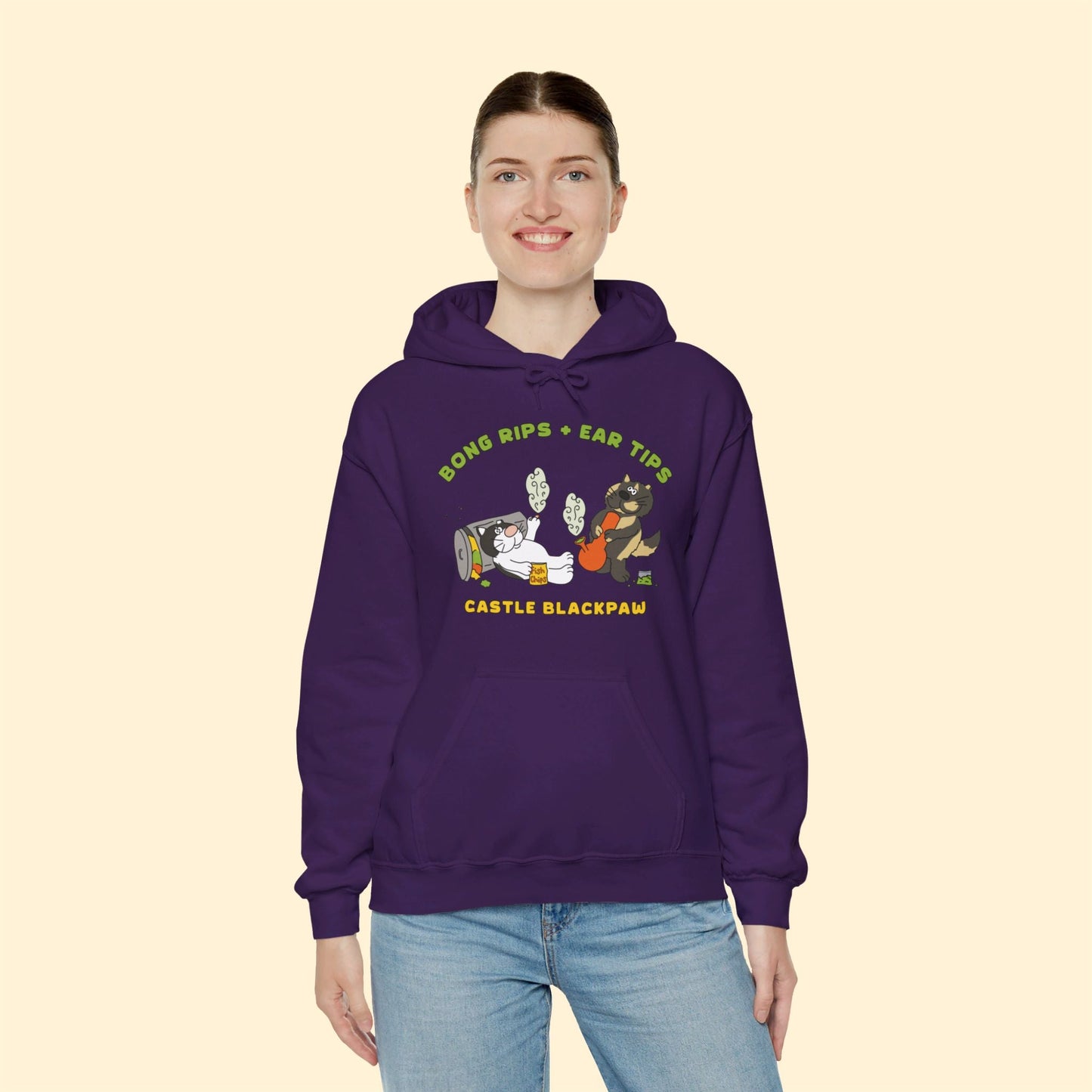 Castle Blackpaw | FUNDRAISER | Hooded Sweatshirt - Detezi Designs - 17970577271916159439