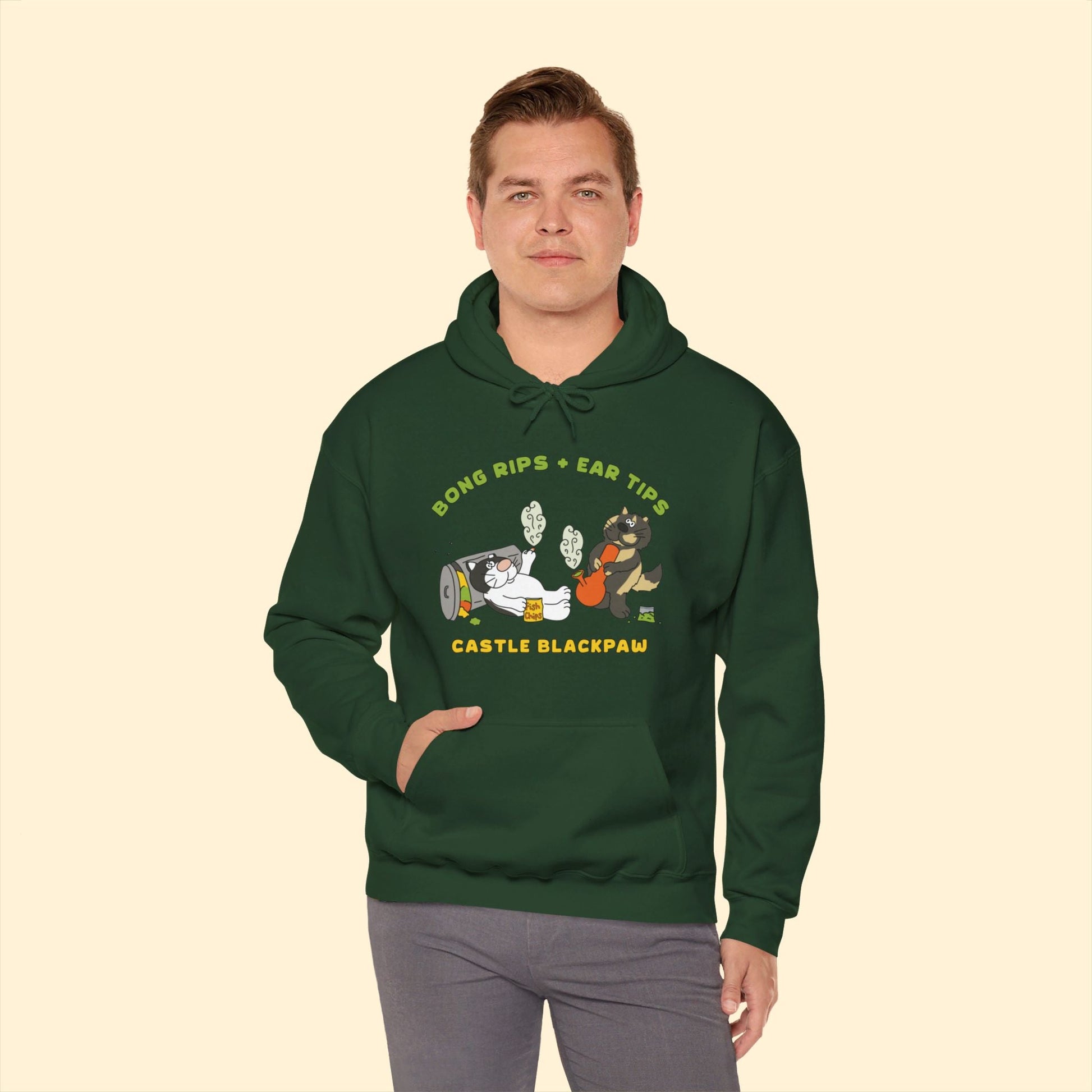 Castle Blackpaw | FUNDRAISER | Hooded Sweatshirt - Detezi Designs - 17970577271916159439