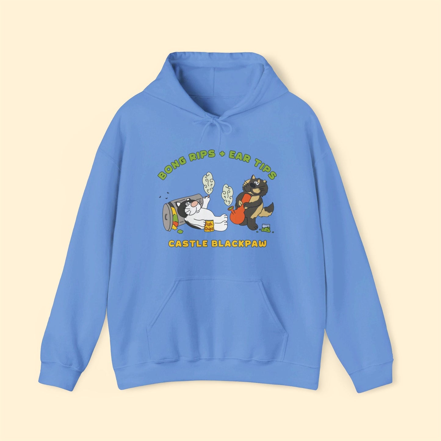 Castle Blackpaw | FUNDRAISER | Hooded Sweatshirt - Detezi Designs - 28312636553399482107