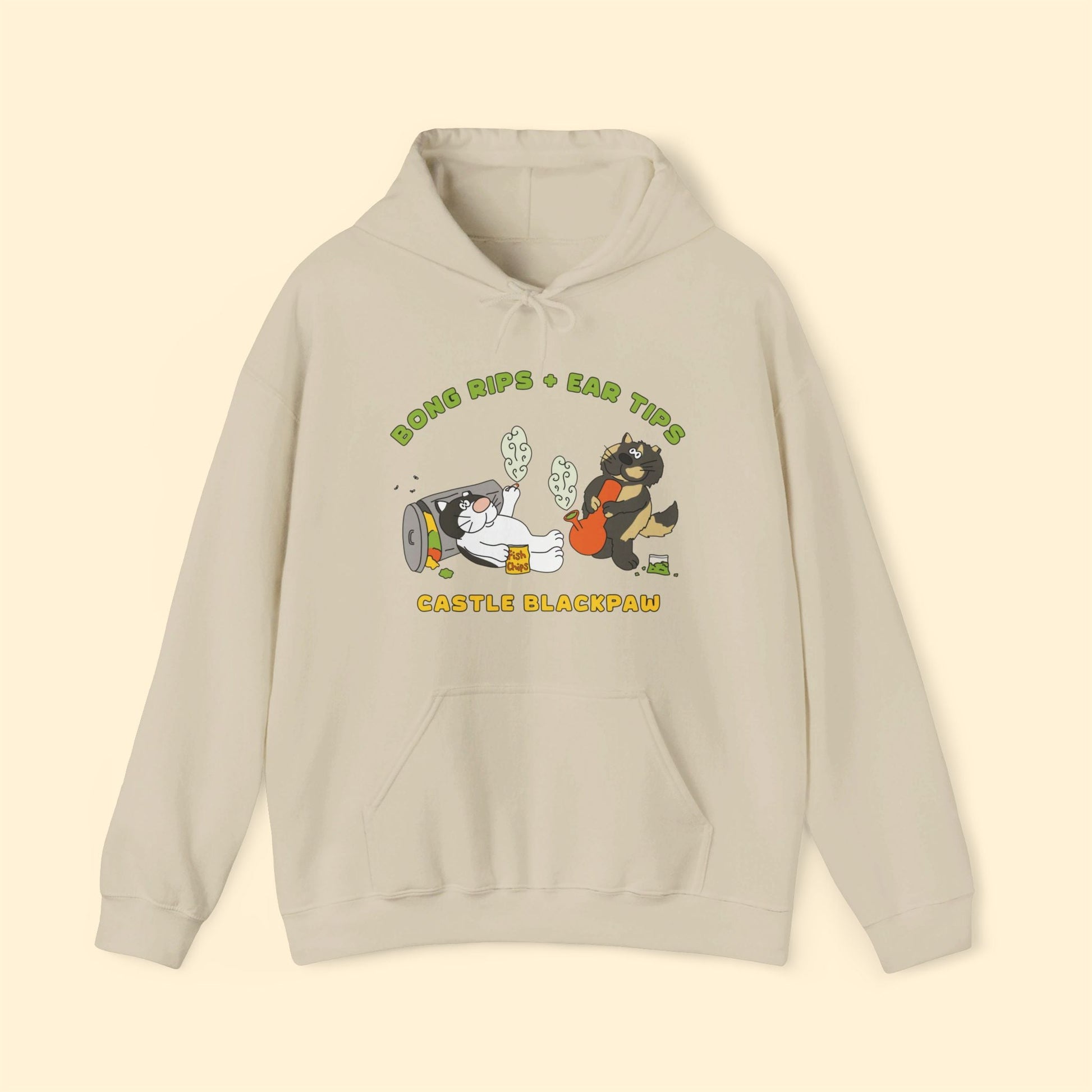 Castle Blackpaw | FUNDRAISER | Hooded Sweatshirt - Detezi Designs - 32380137401016256152