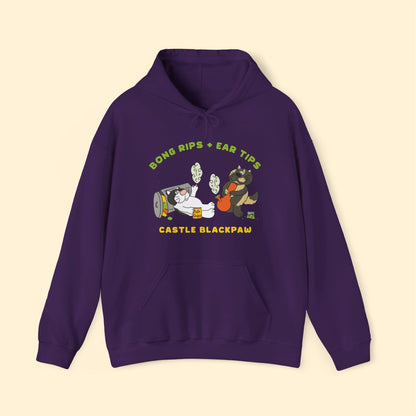 Castle Blackpaw | FUNDRAISER | Hooded Sweatshirt - Detezi Designs - 39805044821549762987