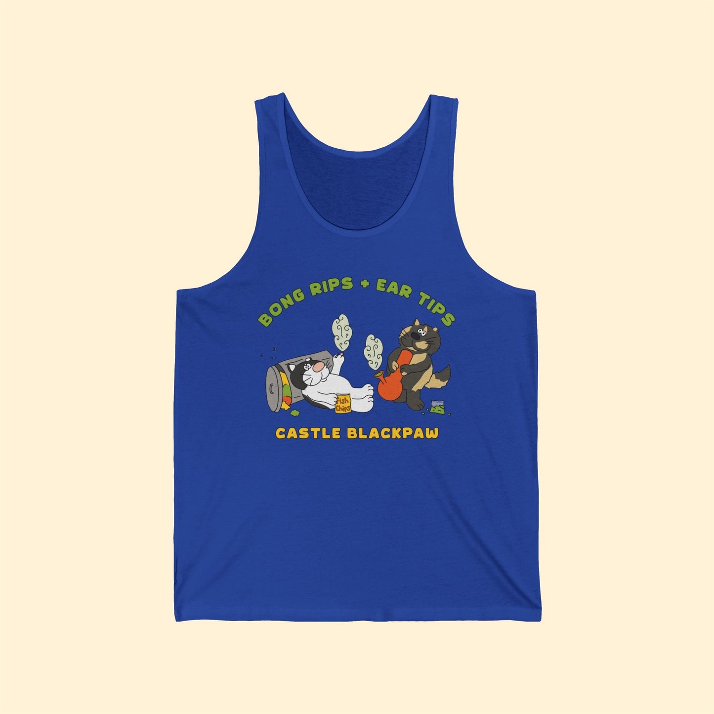 Castle Blackpaw | FUNDRAISER | Unisex Jersey Tank - Detezi Designs - 10553739791661021288