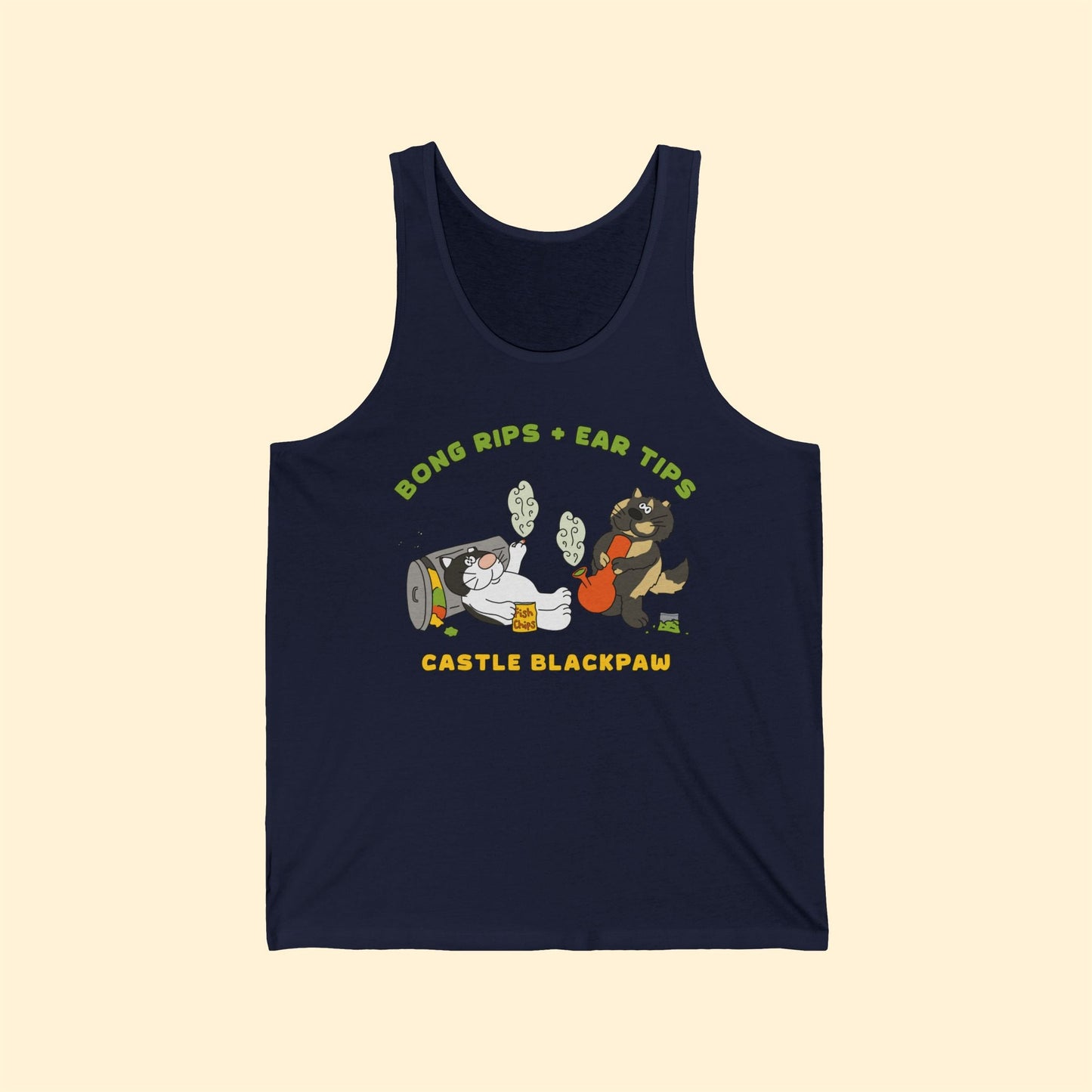 Castle Blackpaw | FUNDRAISER | Unisex Jersey Tank - Detezi Designs - 12105376271562344981