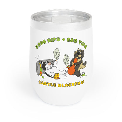 Castle Blackpaw | FUNDRAISER | Wine Tumbler - Detezi Designs - 14717161925261646790