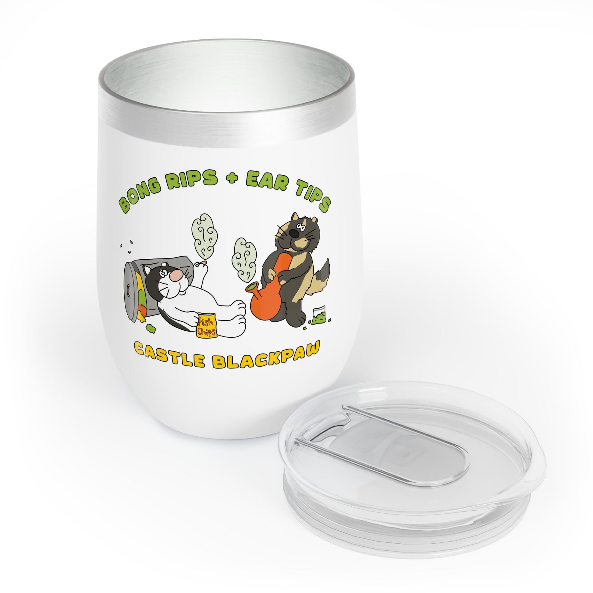 Castle Blackpaw | FUNDRAISER | Wine Tumbler - Detezi Designs - 14717161925261646790