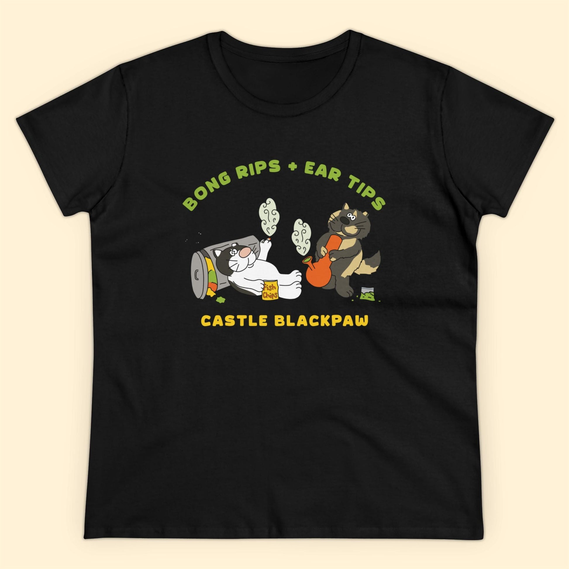 Castle Blackpaw | FUNDRAISER | Women's Midweight Cotton Tee - Detezi Designs - 15532713919261041115