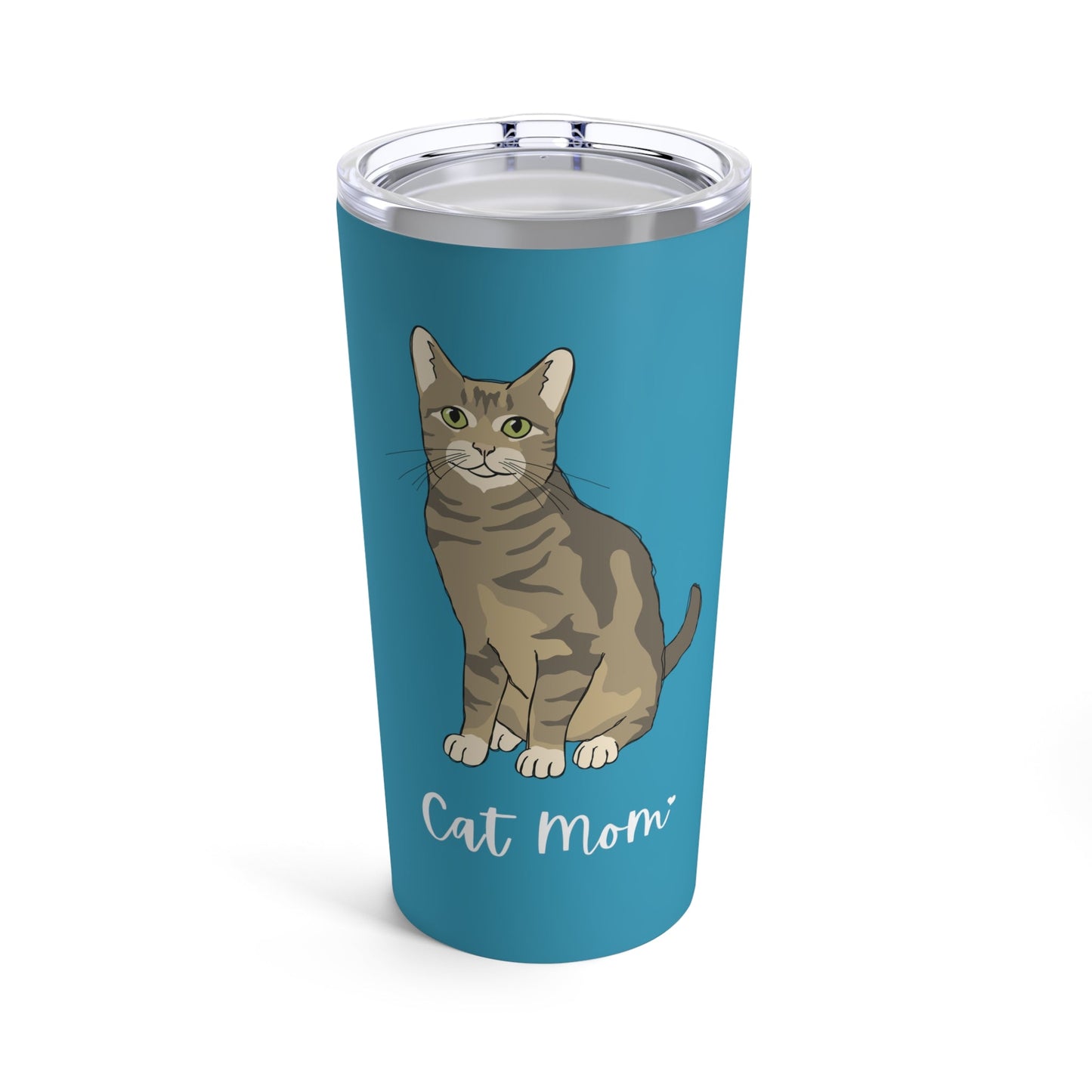 Cat Mom | Tabby Cat | Tumbler - Detezi Designs-21771972221472987049