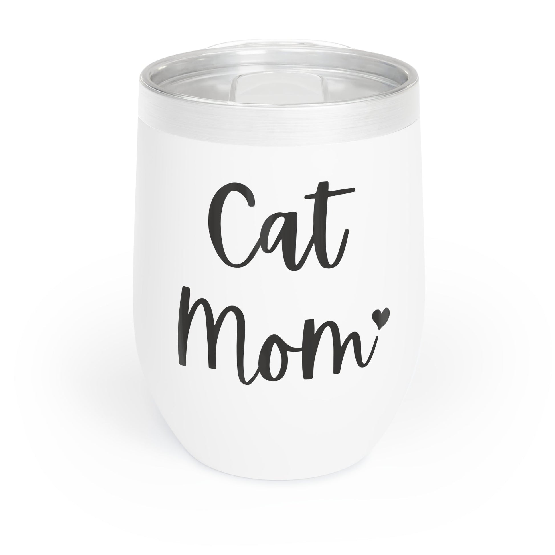 Cat Mom | Wine Tumbler - Detezi Designs-31787814861125383012