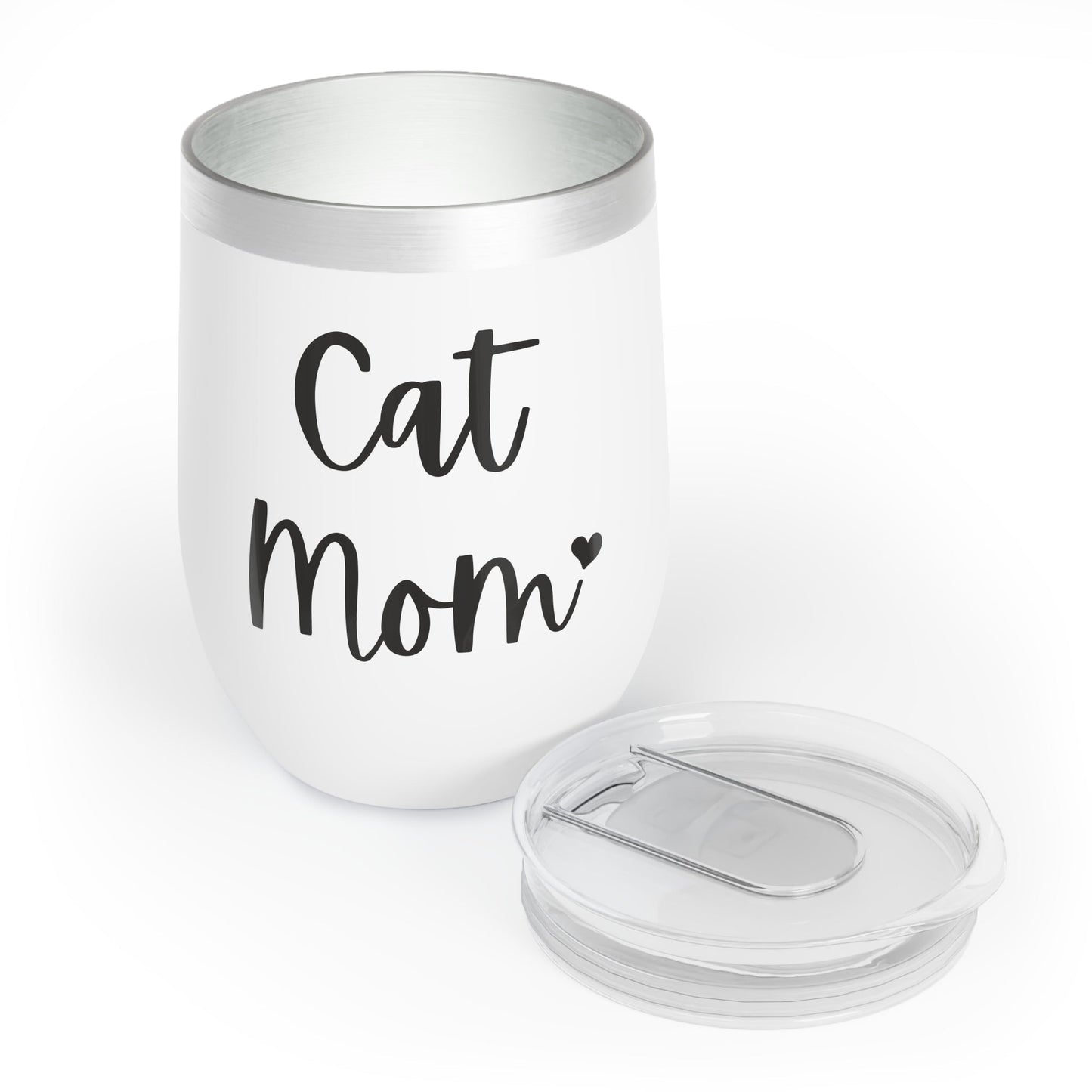 Cat Mom | Wine Tumbler - Detezi Designs-46395711283780886949