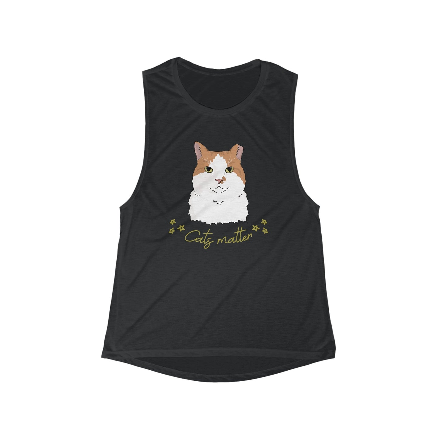 Cats Matter | Women's Flowy Scoop Muscle Tank - Detezi Designs-20244451032024292139