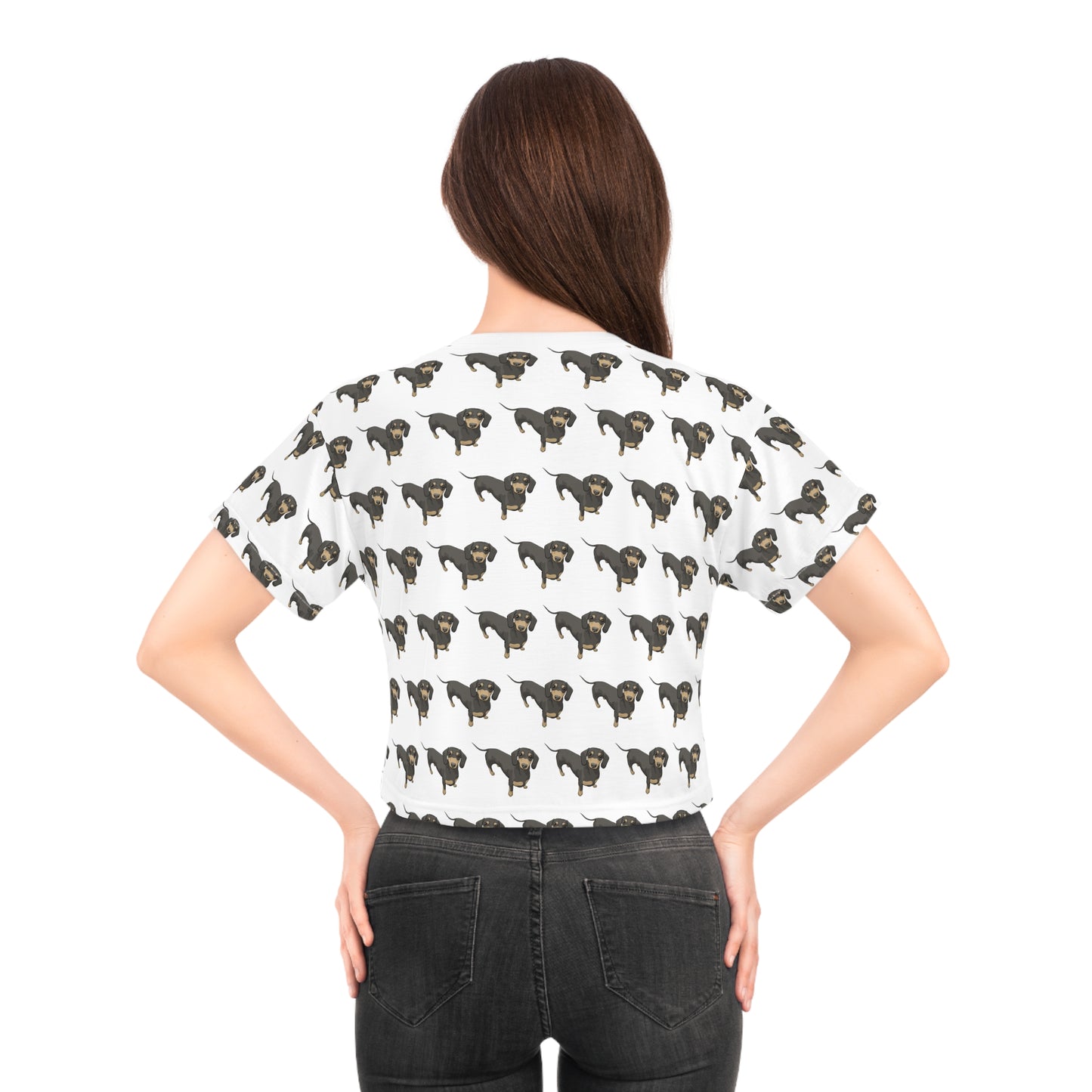 Short Hair Dachshund | Crop Tee