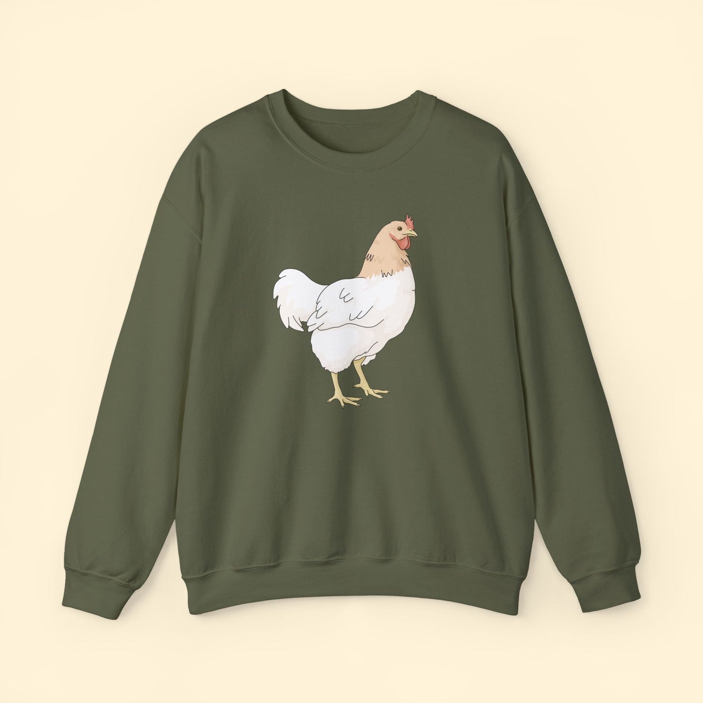 Chicken | Crewneck Sweatshirt - Detezi Designs - 26089029211161653286
