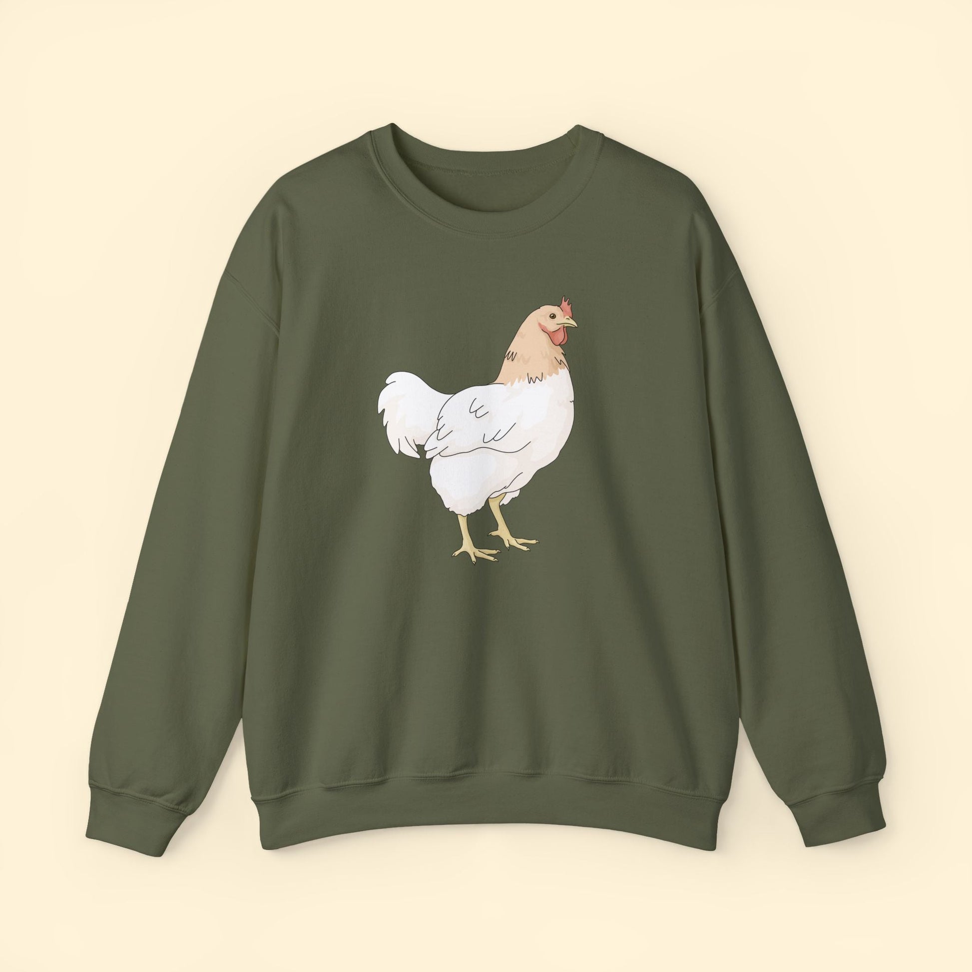 Chicken | Crewneck Sweatshirt - Detezi Designs - 26089029211161653286