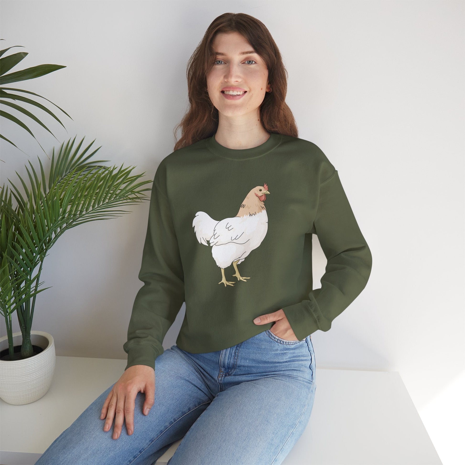 Chicken | Crewneck Sweatshirt - Detezi Designs - 78092025298025068795
