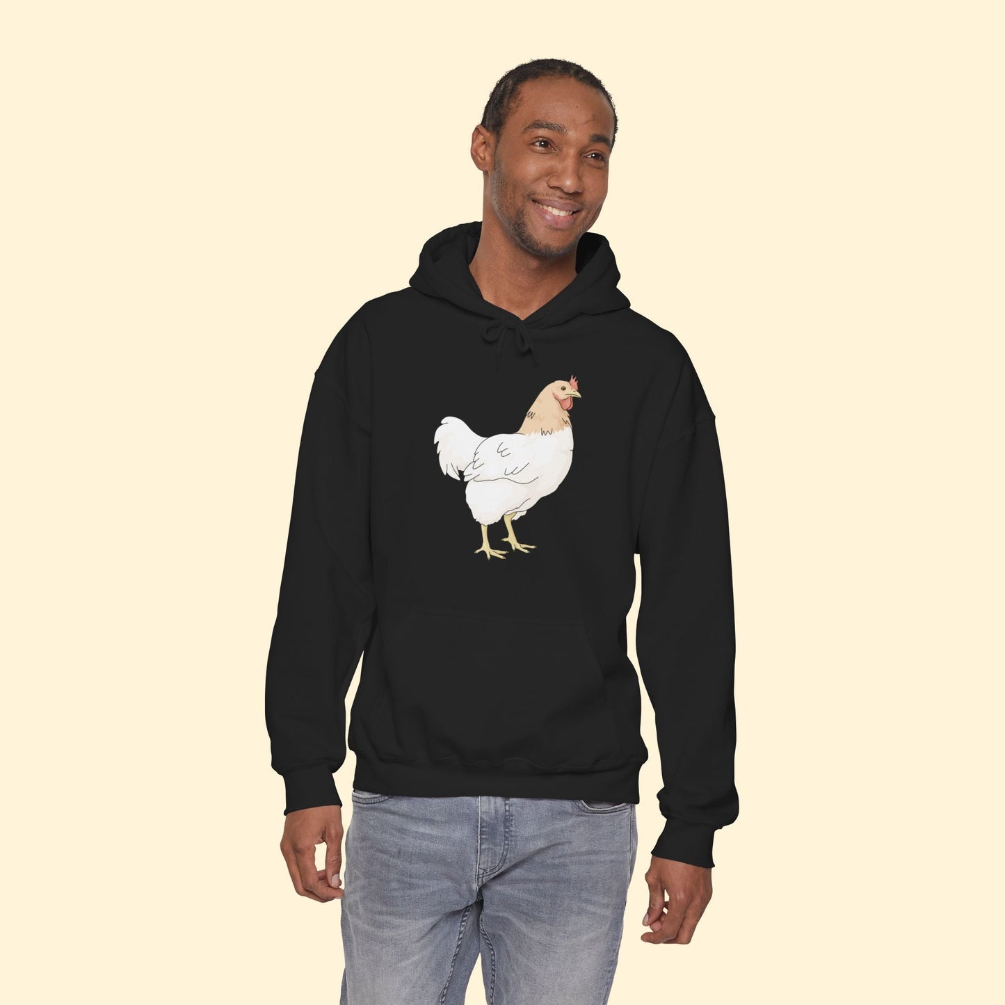 Chicken | Hooded Sweatshirt - Detezi Designs - 17573302897997092263
