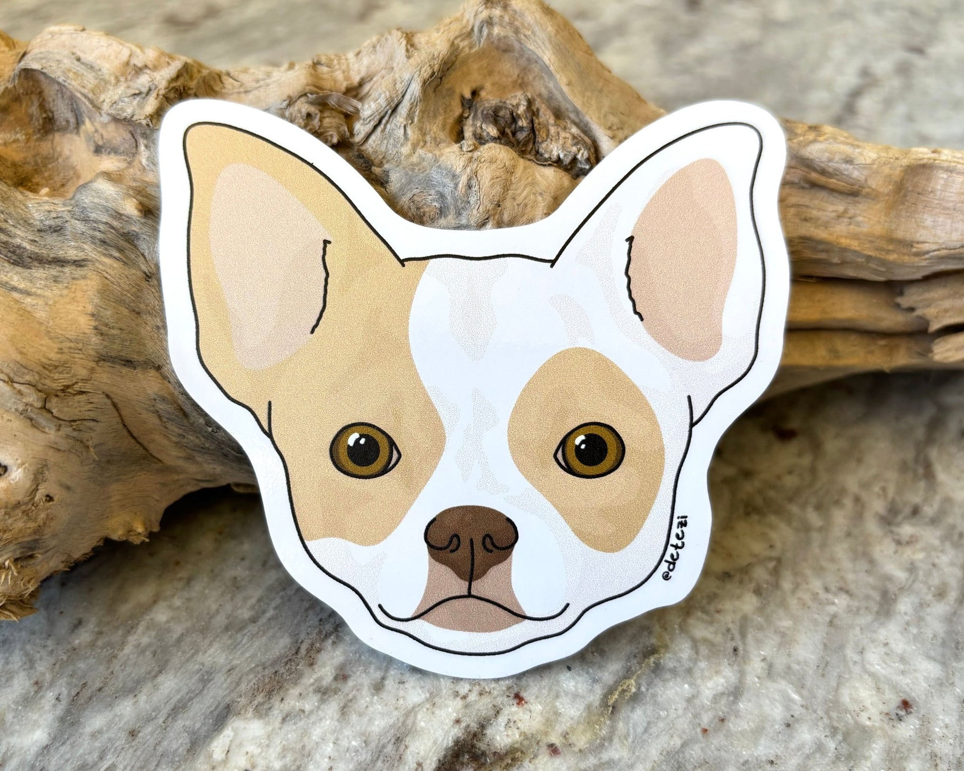 Chihuahua | 3" Vinyl Sticker - Detezi Designs - 
