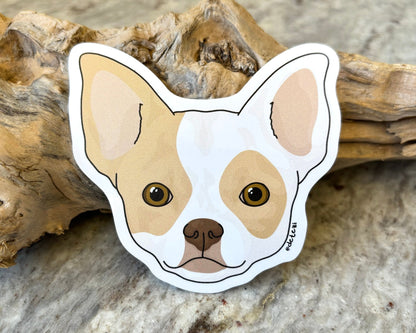 Chihuahua | 3" Vinyl Sticker - Detezi Designs - 