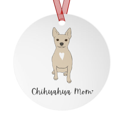 Chihuahua Mom | Holiday Ornament - Detezi Designs - 30181466251891841658