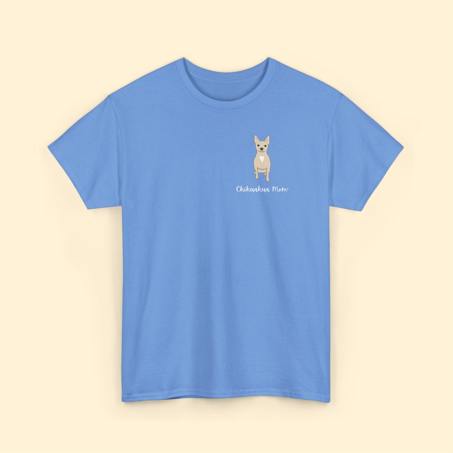 Chihuahua Mom | Pocket Print | Unisex T-shirt - Detezi Designs-18808010663703970022