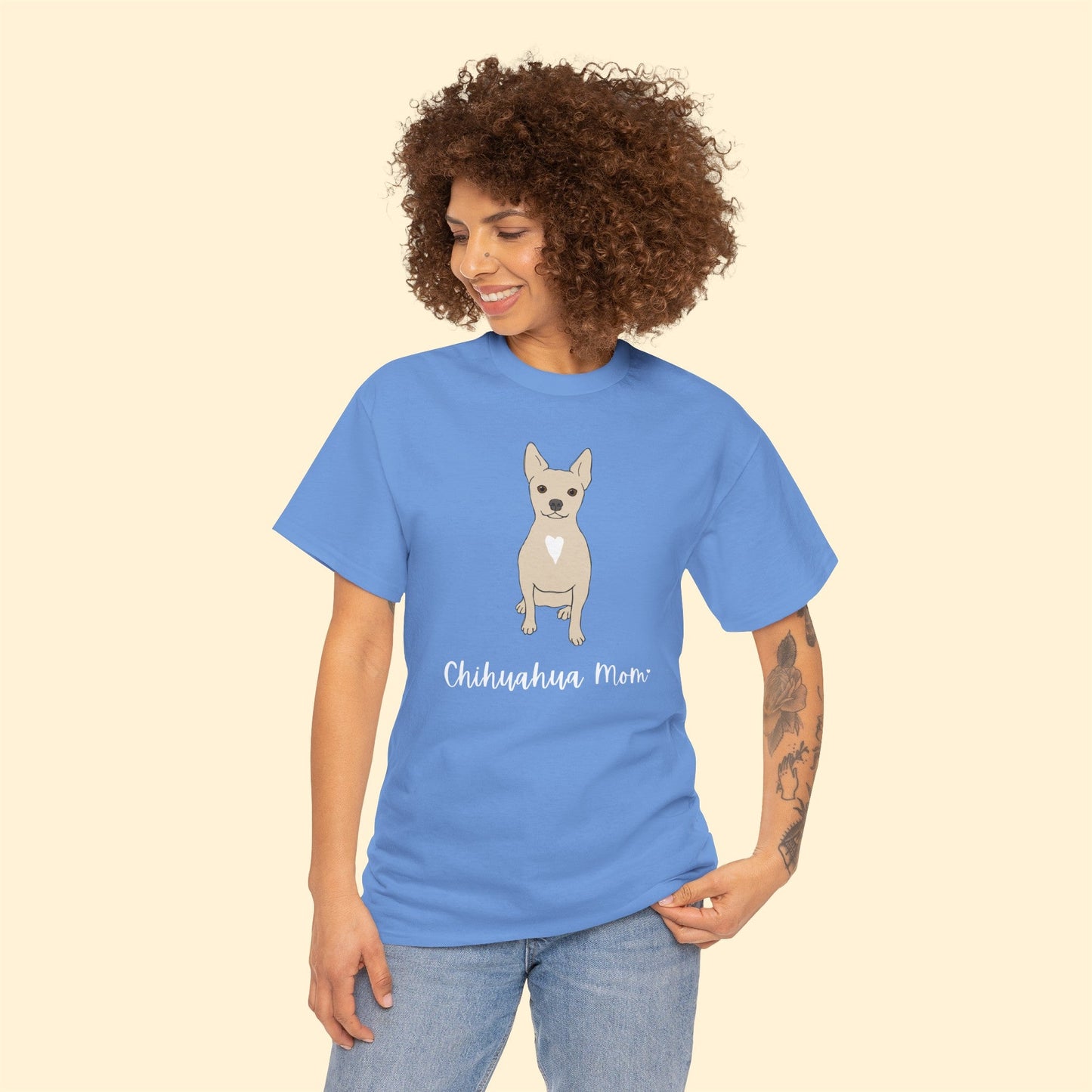 Chihuahua Mom | Unisex T-shirt - Detezi Designs-21432225238404181294