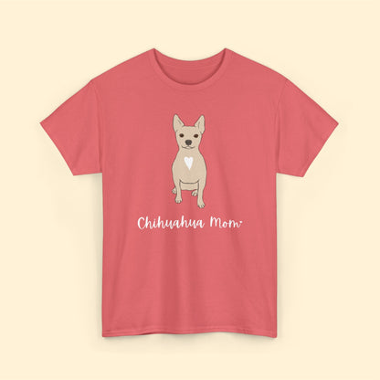 Chihuahua Mom | Unisex T-shirt - Detezi Designs-29629378007731958985