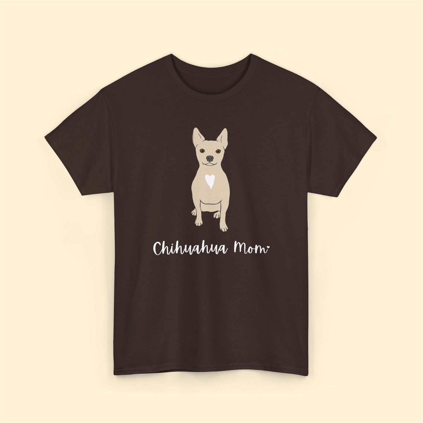 Chihuahua Mom | Unisex T-shirt - Detezi Designs-95837425658519306536