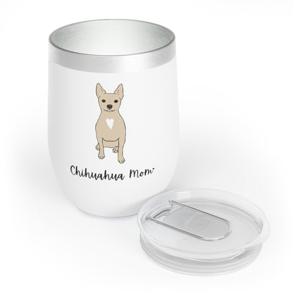 Chihuahua Mom | Wine Tumbler - Detezi Designs-14255864888621704567