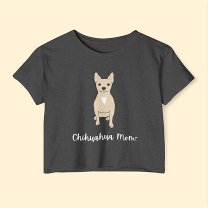 Chihuahua Mom | Women's Festival Crop Top - Detezi Designs-15936417947149186011