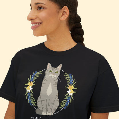 Childless Cat Lady | Comfort Colors Boxy Tee - Detezi Designs - 24195263863375679442