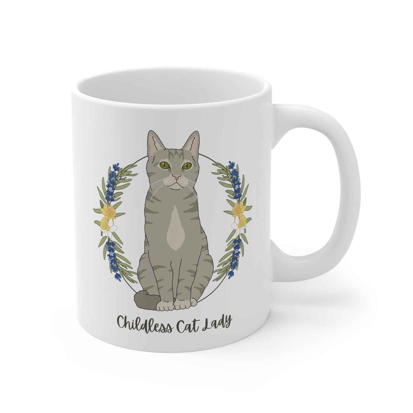 Childless Cat Lady | Mug - Detezi Designs - 12932849293441133332