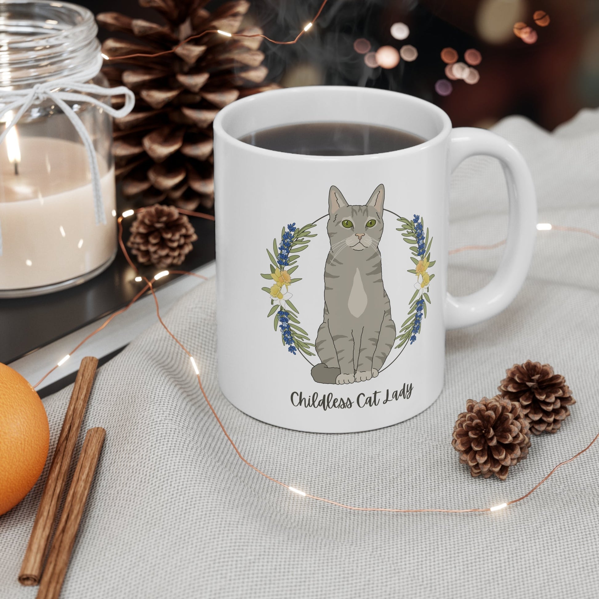 Childless Cat Lady | Mug - Detezi Designs - 12932849293441133332