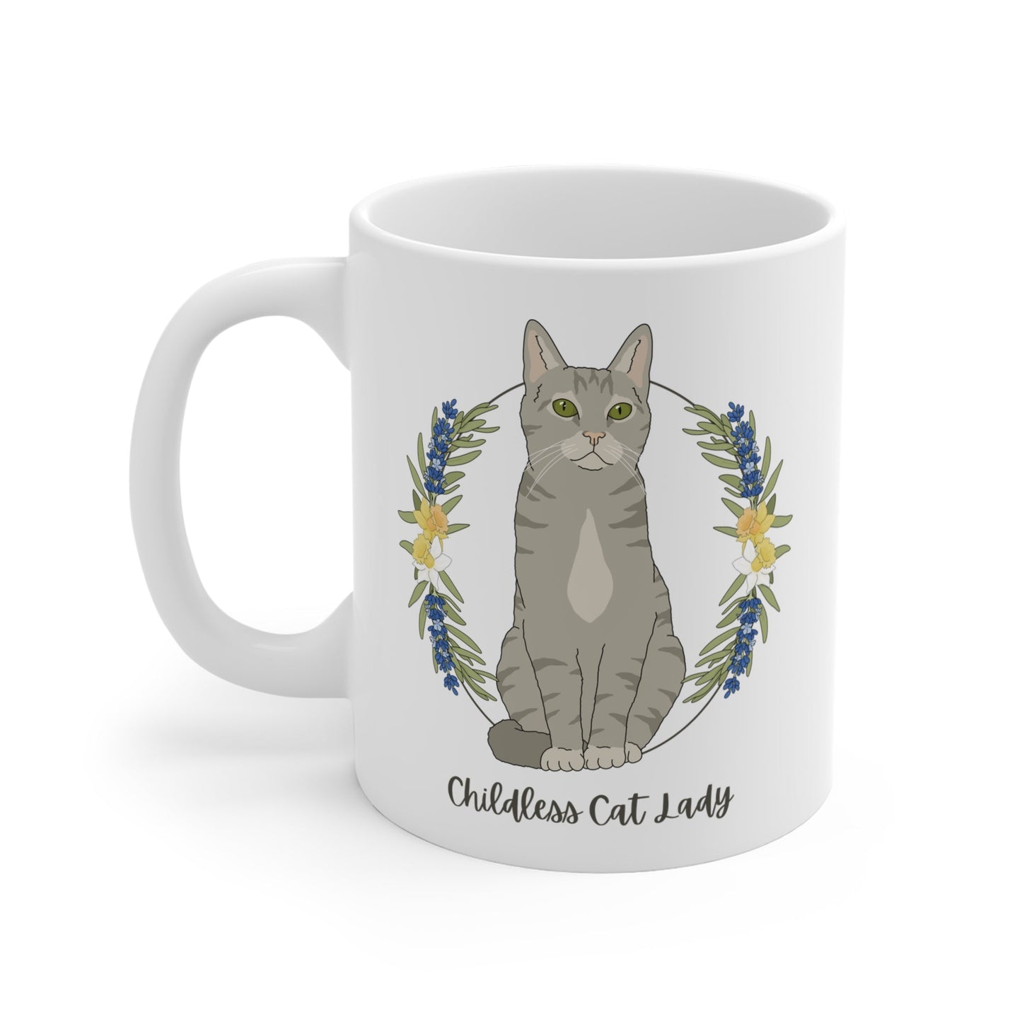 Childless Cat Lady | Mug - Detezi Designs - 12932849293441133332