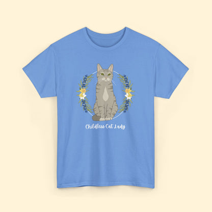 Childless Cat Lady | T - shirt - Detezi Designs - 22295505992470235270