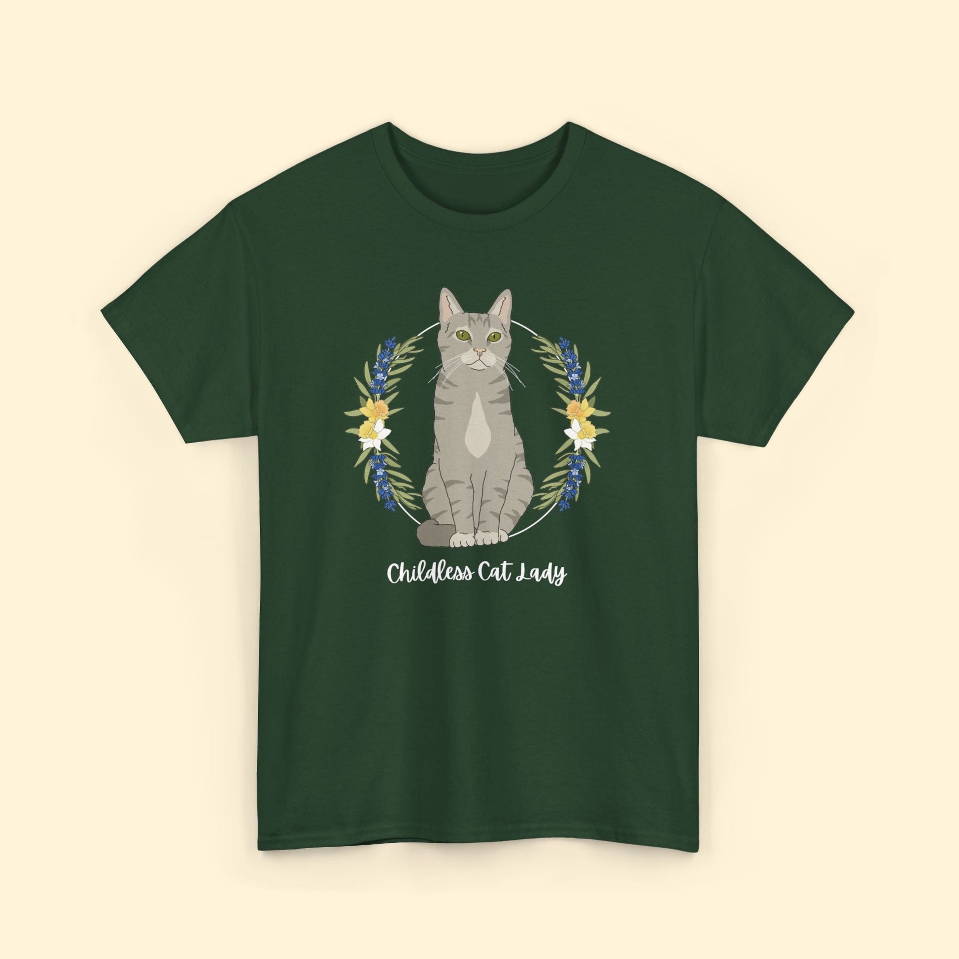 Childless Cat Lady | T - shirt - Detezi Designs - 30807436163140951482