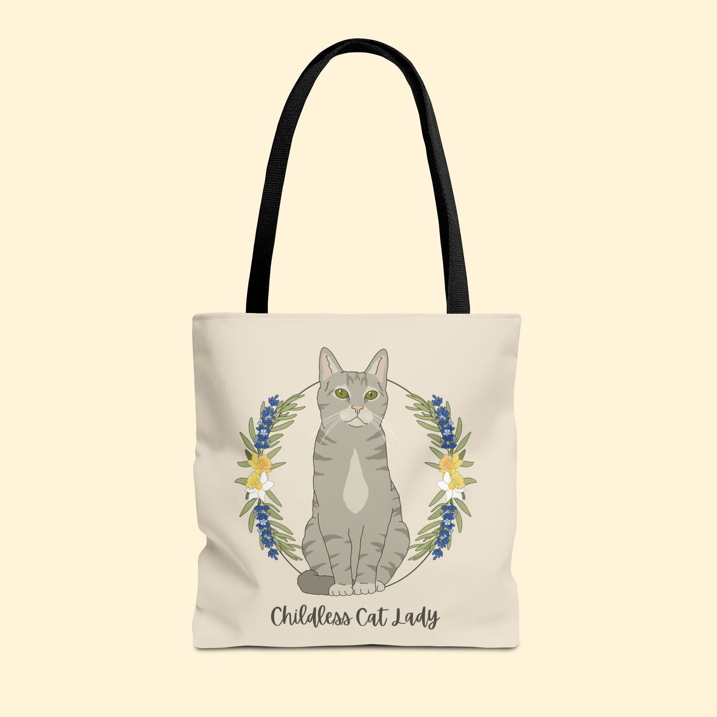 Childless Cat Lady | Tote Bag - Detezi Designs - 17799814568225809643