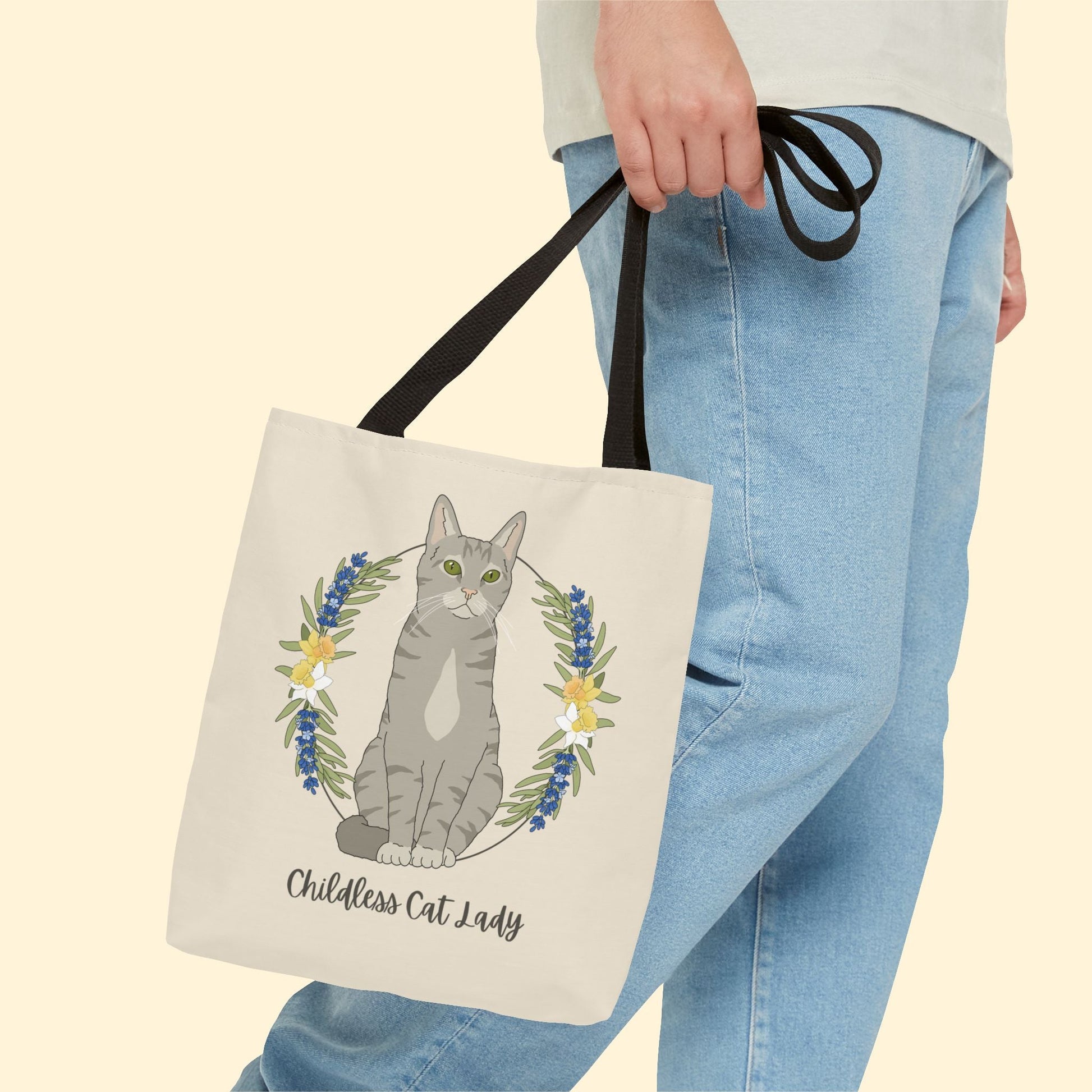 Childless Cat Lady | Tote Bag - Detezi Designs - 25611165181827233387