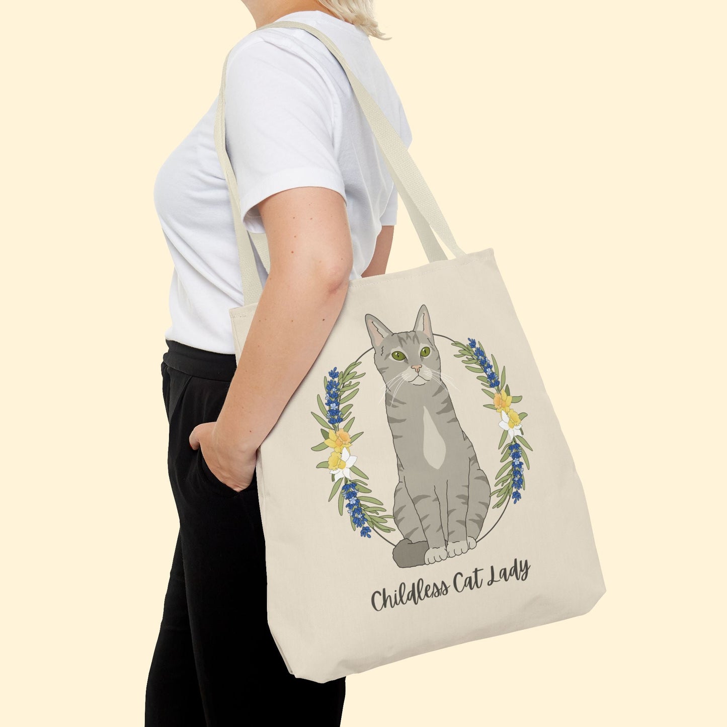 Childless Cat Lady | Tote Bag - Detezi Designs - 25611165181827233387