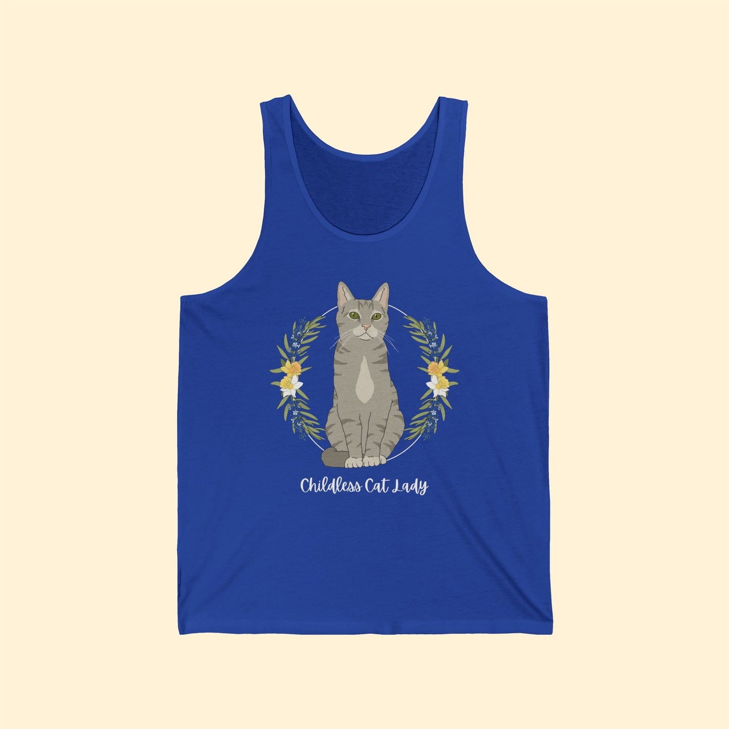 Childless Cat Lady | Unisex Tank - Detezi Designs - 10178634297471975261