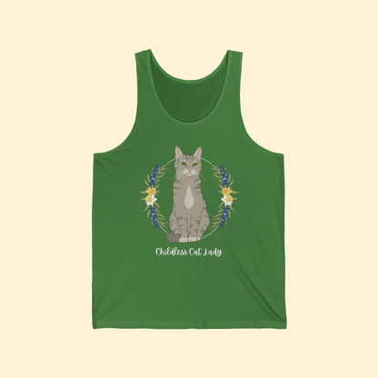 Childless Cat Lady | Unisex Tank - Detezi Designs - 20808582785952076765