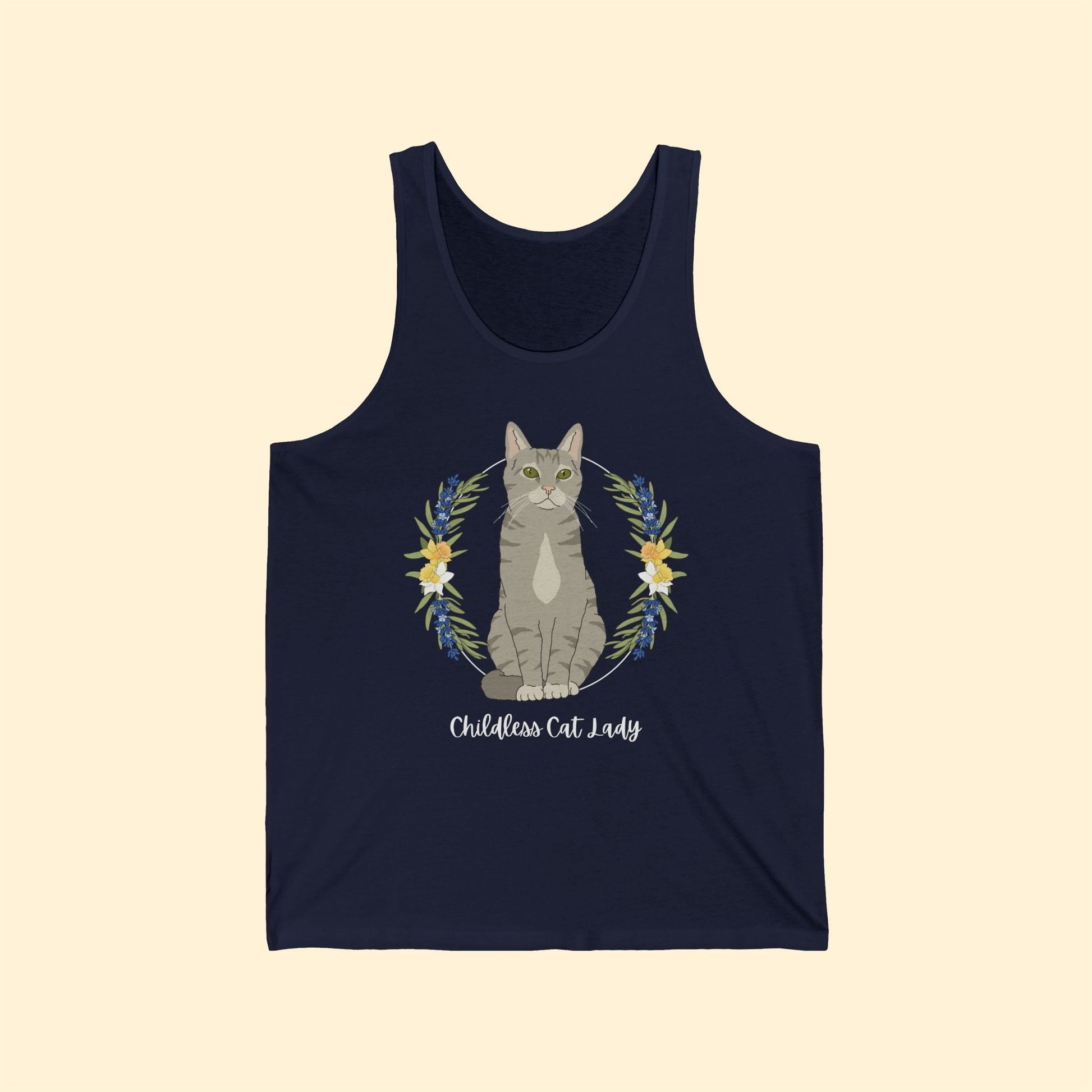 Childless Cat Lady | Unisex Tank - Detezi Designs - 30045732405251667803