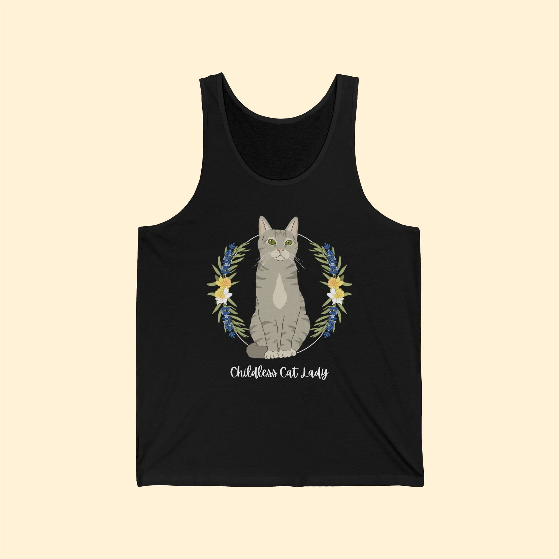 Childless Cat Lady | Unisex Tank - Detezi Designs - 30073549715363155173