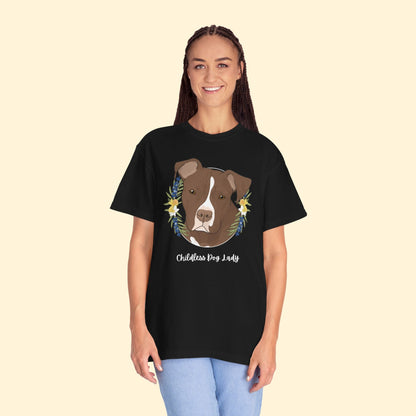 Childless Dog Lady | Comfort Colors Unisex T - shirt - Detezi Designs - 33573865595368249461