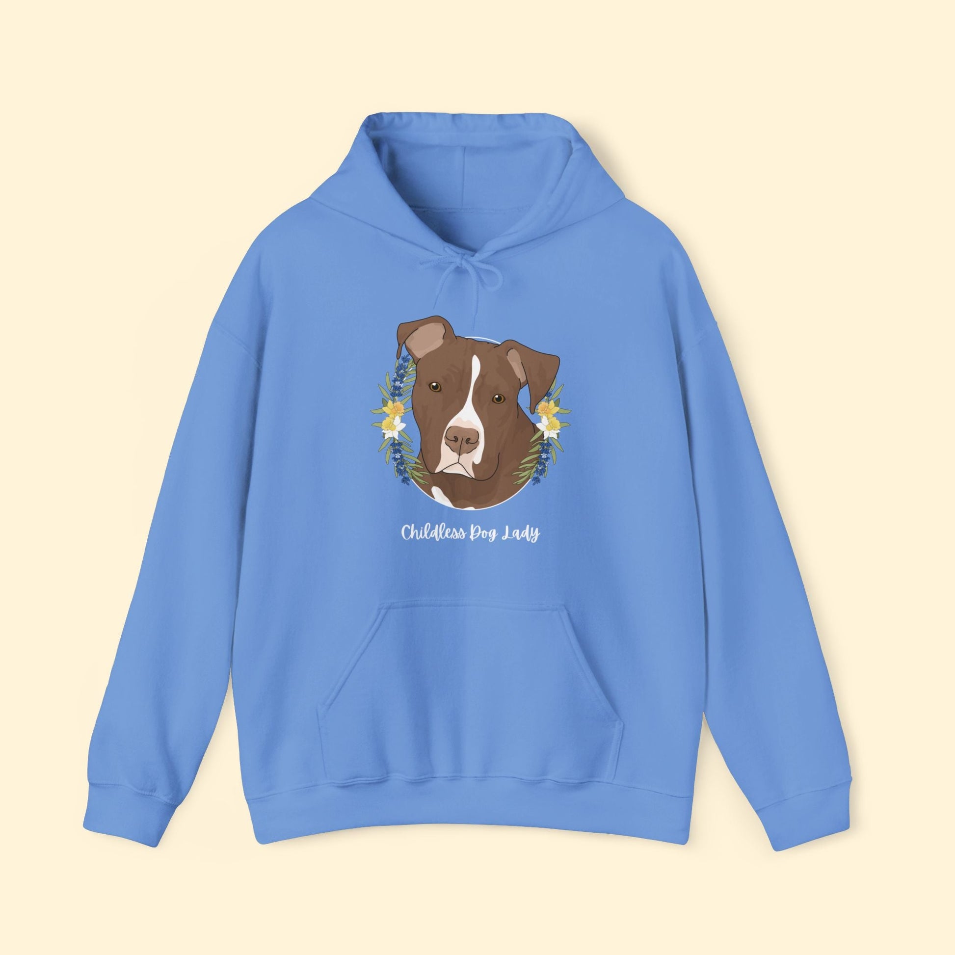 Childless Dog Lady | Hooded Sweatshirt - Detezi Designs - 21786695551021491256