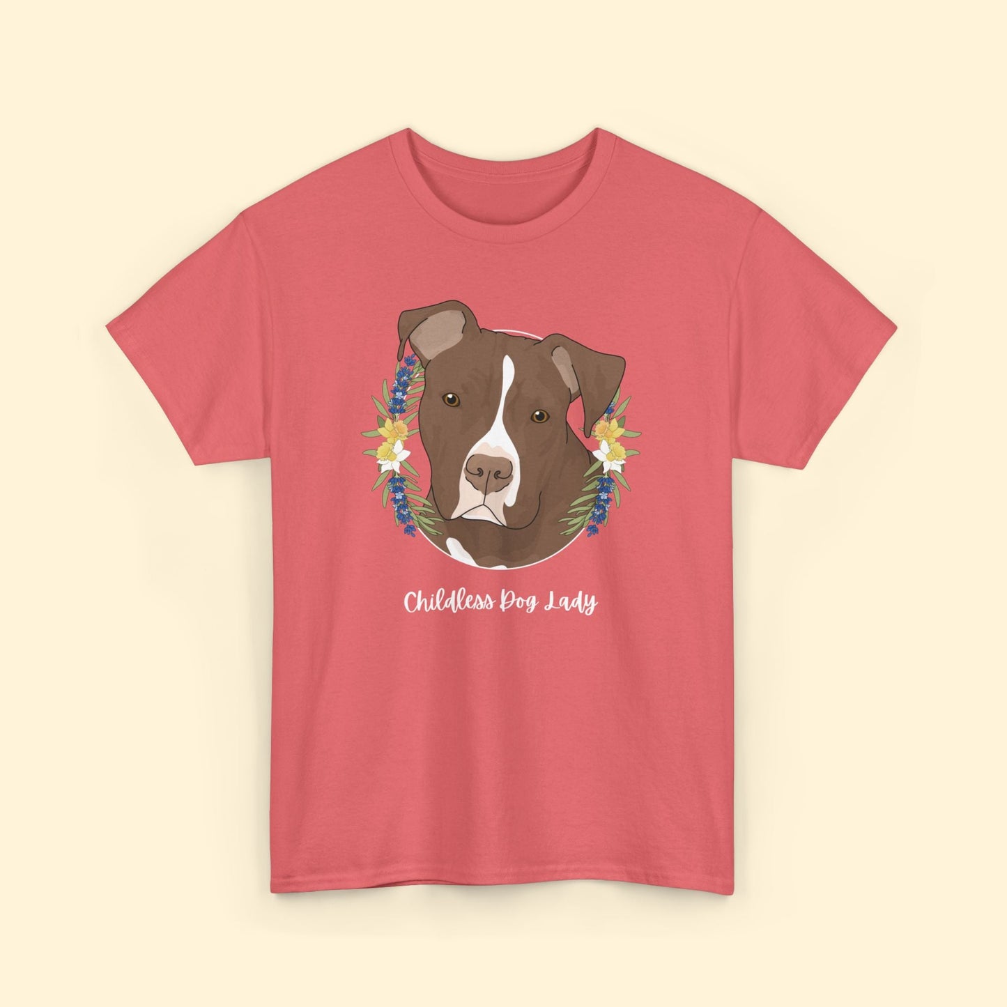 Childless Dog Lady | T - shirt - Detezi Designs - 25291385371373153501